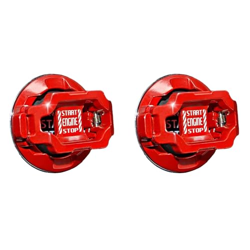Décoration de bouton de démarrage de voiture en alliage durable pour habitacle premium