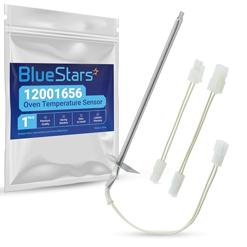 Upgraded 12001656 Oven Temperature Sensor Part - Compatible with Whirlpool Kenmore Ovens - Replaces AP4009009 74004943 PS1570174 12001554 12001656VP 7430P003-60 WB21X5301