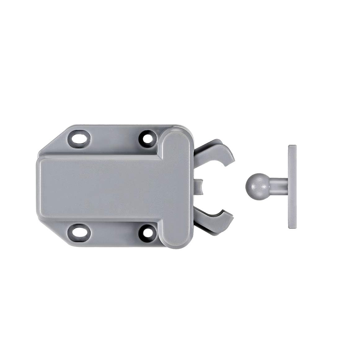 Push to Open Door Catcher – Durable Push Latch for Handleless Cabinets & Drawers (Standard, 2, Piece)-image-49