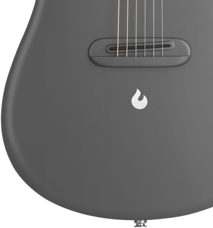 LAVA ME 4 Carbon 38" with Airflow Bag Space Grey w/Rok-It Tripod Guitar Stand, Kopul PREM Performance Series Right Angle Cable and Celluloid Guitar Picks Shape Medium 12-Pack Bundle