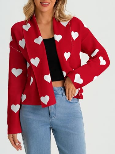 Image of Saodimallsu Womens Cropped Cardigan Open Front Shawl 2026 Fall Trendy Long Sleeve Sweater Jacket