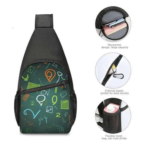 Bolso tipo sling casual para mujer y hombre miniatura 5