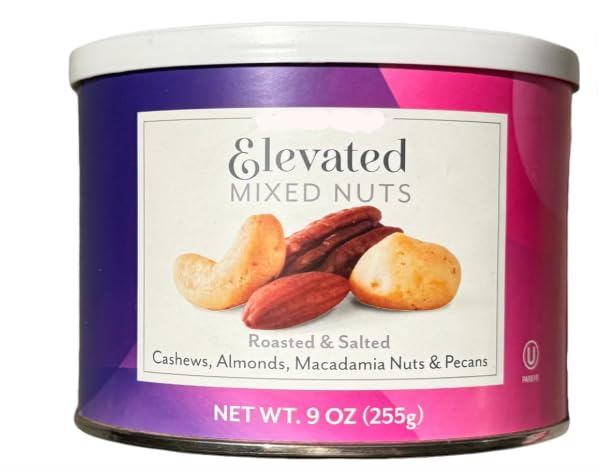 Goodies Elevated Mixed Nuts, Roasted & Salted Cashews, Almonds, Macadamia Nuts & Pecans (9 oz)