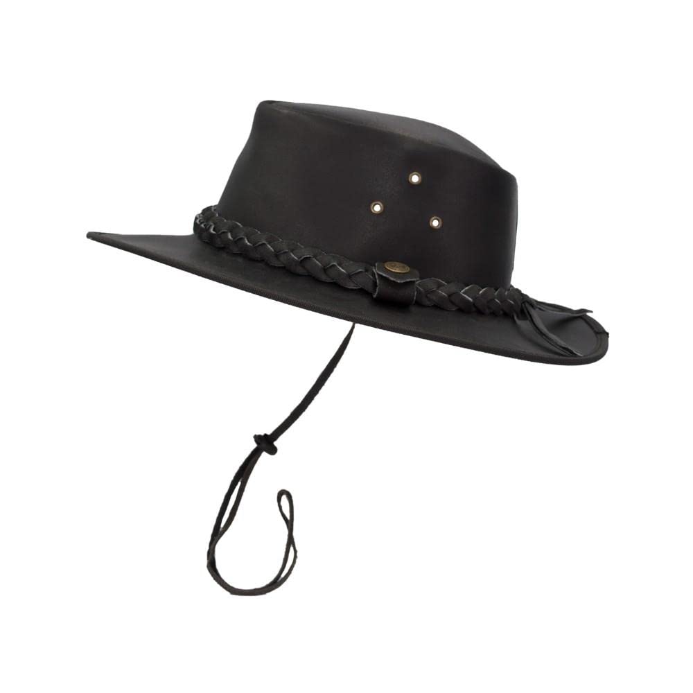Walker and Hawkes Traveller - Sombrero de Vaquero con Adorno Trenzado - Cuero de Vacuno