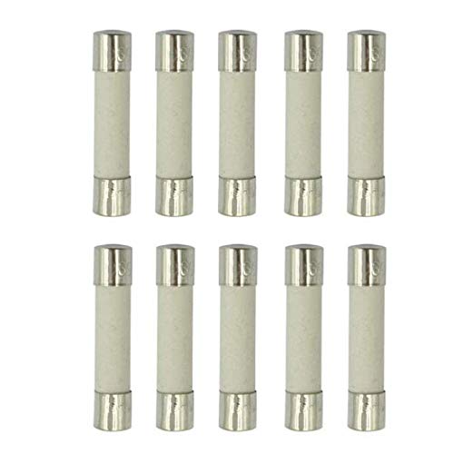 Bnafes10Pcs Fast-Blow Fuse 500V 30A Fast Acting Low Breaking Capacity 6X30Mm Cartridge Ceramic Fuses #TOP7