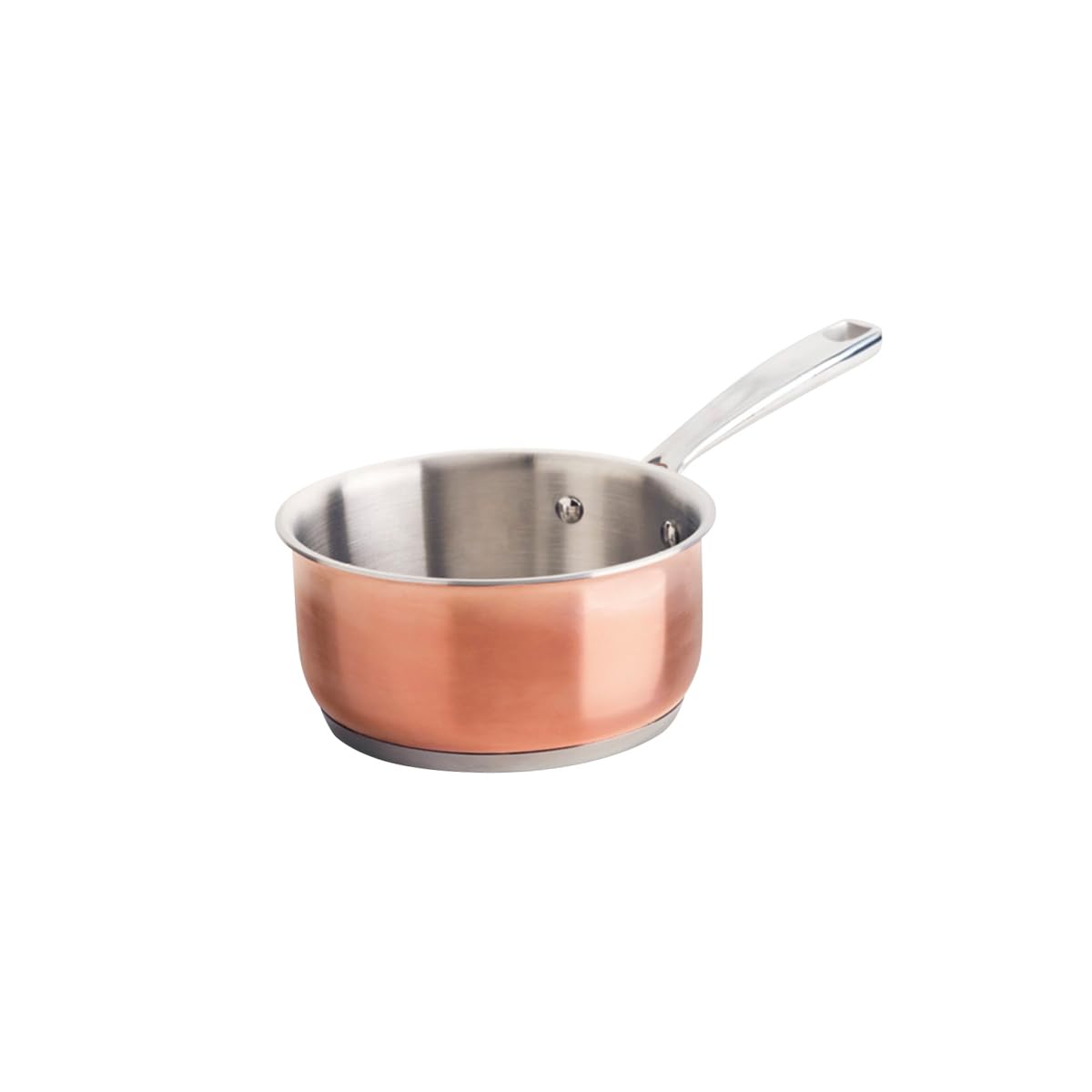 Casserole induction 16 cm Qulinart Copper+ multicouches antiadhésive sans PFOA pour four