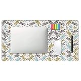Prosta ważka podkładka pod mysz 40 x 75 cm duża podkładka pod mysz do gier, do biura, gier, komputera, laptopa, biurka