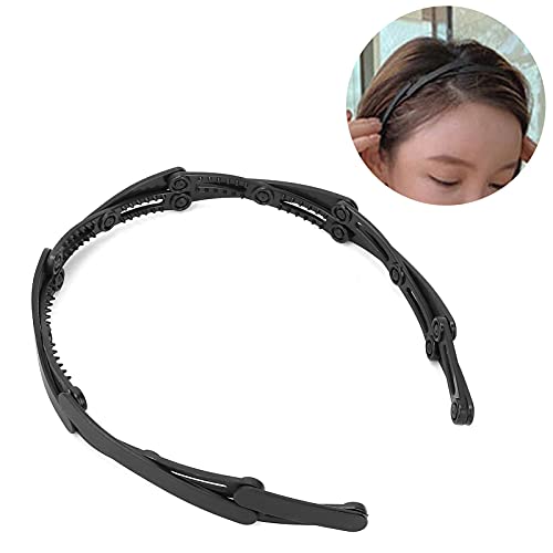 Tiara de bolso retrátil, tiara dobrável aparência elegante para mulheres na escola para meninas(Pret