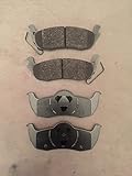OEM # 5080871AA, 5080871AB Alpha frenos pastillas de freno trasero 5080871AA Grand Cherokee WK 2005 – 2010 / Commander XK 2006 – 2010
