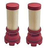 HeuroFosh 8M0122423 Fuel Filter Element for Mercury Mariner Outboard 75-300 HP MerCruiser Sterndrive 4.5L 6.2L Engines 2PCS 35-8M0060041 35-884380T