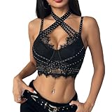 Bustier Corset Top Design : Le corset a des armatures et un rembourrage pour le soutien-gorge, de sorte qu'il peut offrir un effet push-up pour modeler les seins en tout confort. Doté d'agrafes dans le dos, le bustier est ajustable à toutes les morphologies. La bande en caoutchouc sur le bord du gilet garantit que le haut repose bien sur les hauts et ne glisse pas malgré le retrait des sangles.