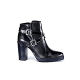 OUTSOLE: Gomma UMA Stivaletto Plateau da Donna in Vera Pelle