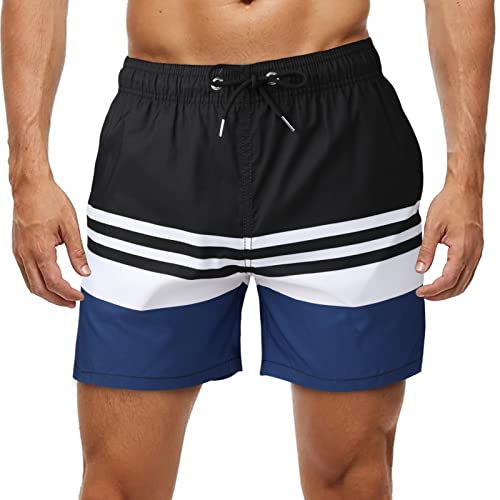 Suwangi Bañador Natacion Hombre Pantalones Cortos de Baño Shorts de Baño para Natacion de Secado Rápido Playa Surf Cover