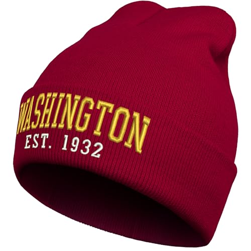 Kneenow Beanie for Men Women Winter Hats Apparel Gifts Burgundy