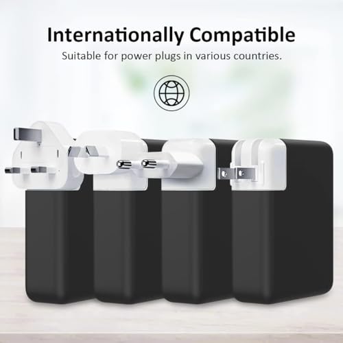 Image of Techmount Silicone Protective Cover with Silver Data Cable Potector Compatible with 29W /30W /35W MacBook Adapter Compatible with MacBook Air M2 M1 13 inch Models A2681 A2337 A2179 2020 (ONLY Cover)