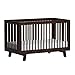 Babyletto Hudson 3-in-1 Convertible Crib with Toddler Bed Conversion Kit in Espresso, Greenguard Gold Certified