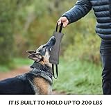 Beisswurst Für Hunde, 2 Stück 30cm Jute Beisswurst, Beißwursts Hunde Mit 2 Griff, Sehr Robustes Hundes Beisswursts, Hundes Training Zubehör, Zerrspielzeug Hund Zum Training Zerrspielzeug (Grau)