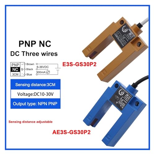 Capteur infrarouge E3S-GS30 pour détection précise 3 cm PNP NC - 3