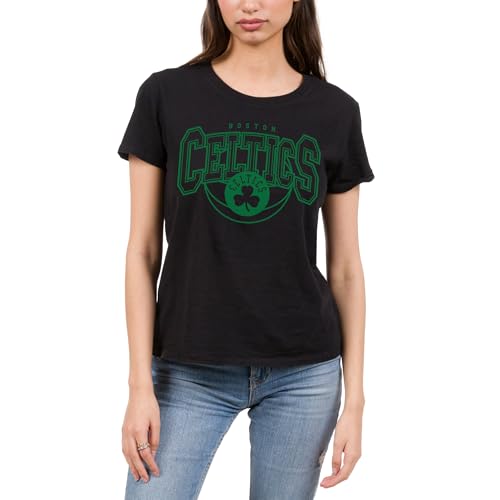 Junk Food NBA - Boston Celtics Monochromatic Arch Women's SS T-Shirt Black