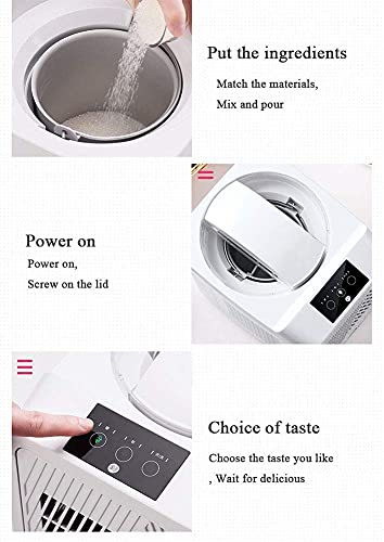 YYAI-HHJU Elektronische Eismaschine, Eiscreme Frozen Yogurt Sorbet Maker, Upgrade, Kein Vorfrieren Erforderlich… – Bild 3