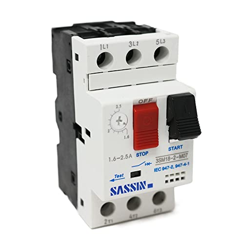 Guardamotor M182 salva motores eléctricos de 1.6A a 2.5A contra sobrecalentamiento