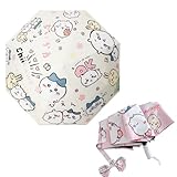 ちいかわ 日傘 おりたたみ傘 かさ 超軽量 遮光 紫外線遮断 8本骨 傘 コンパクト 3段折り UVカット 遮熱 晴雨兼用 耐風撥水 日焼け防止 熱中症対策 コンパクト 設計 携帯便利 撥水速乾 高密生地 高耐久 可愛い おしゃれ 収納ポーチ付き 通勤 通学 男女兼用 (A) [並行輸入品]