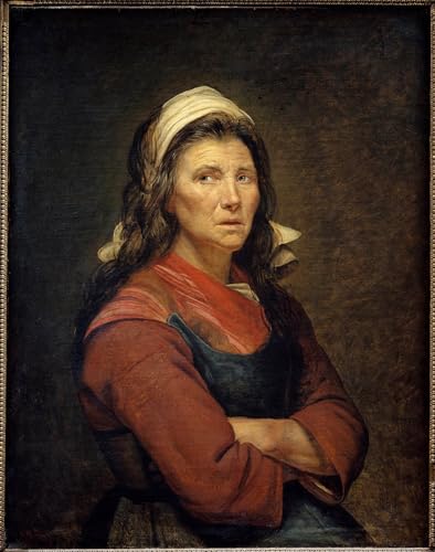 Peinture Jacques Louis David un tableau maraîchère sur toile moderne pour décorer un salon