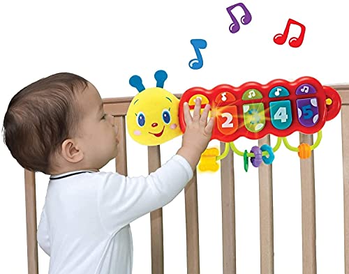 image for KiddoLab Lira The Caterpillar Toy. Baby Activity Stroller, Crib Toy an