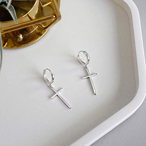 Niumanery Sterling Silver Cross Hinged Piercing