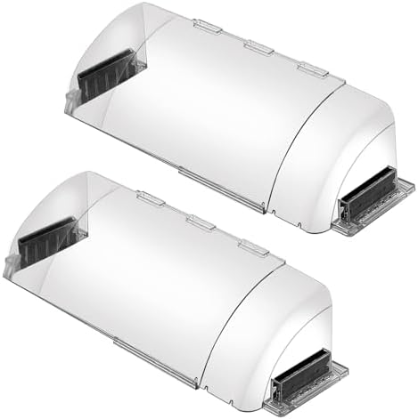 Air Vent Deflector,2-Pack Redirect Airflow Powerful Magnetic Vent Air & Heat Deflector for Ceiling, Floor and Wall,Sidewall - Adjustable from 8.5" to 15"