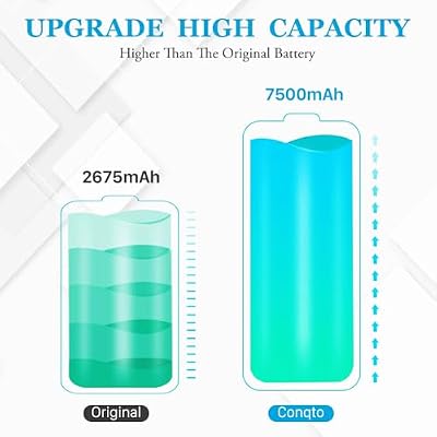 (7500mAh) Battery for iPhone 8 Plus, 2025 New Upgraded Version Higher Capacity 0 Cycle Replacement Battery for iPhone 8 Plus Model A1864, A1897, A1898 with Full Set Professional Repair Tool Kits