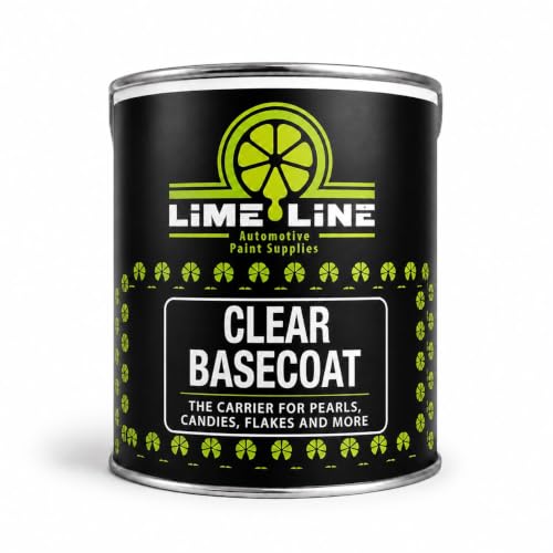 LiME LiNE Clear Automotive Basecoat Paint, Quart, Intercoat Binder, Carrier for Transparent Candy Paint Metallics and Pearls (Quart)