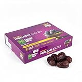 Sahara Gold Medjool Dates - Whole, Sticky, Gluten-Free Natural Sweet & Delicious Non-Pitted Dates Medjool - Soft, Plump, High Fiber Fruit For Ramadan, Snacking & Smoothies, 4.4 Lb (2kg)