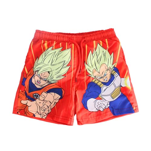 Bermudas Dragon Ball Z garçons anti-frottement pour la piscine et la plage