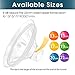 13mm/15mm/17mm/19mm/21mm Flange Cushions Compatible with Spectra/BabyBuddha 24mm Shields/Flanges Replace Flange Inserts Compatible with Spectra Breastpump Parts Reduce Nipple tunnle Multiple Sizes
