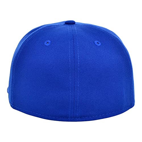 Image of Lids Blank Premium Full Court w /Colored Under Visor Fitted Cap