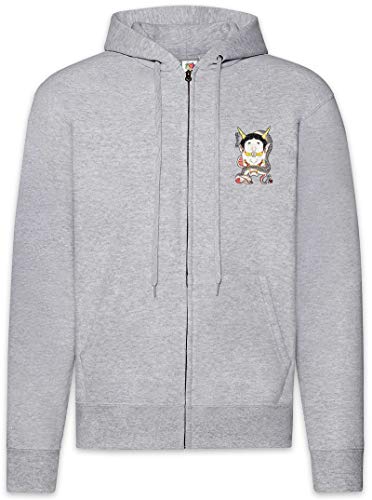 Sweat à capuche Hannya Snake Urban Backwoods zippé pour homme au style tatouage japonais