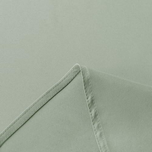 Image of sancua Rectangle Tablecloth - 60 x 102 Inch - Stain and Wrinkle Resistant Washable Polyester Table Cloth, Decorative Fabric Table Cover for Dining Tables, Buffet Parties and Camping, Sage Green