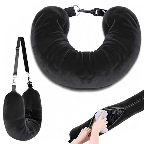 HOPNKN Stuffable Neck Pillow for Travel, Travel Pillow Stuffable with Clothes, Travel (B0GS8GY3M9)