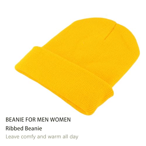 Image of ZOORON 1&2 Pack Beanie for Men Women Slouchy Beanie Hats Winter Knit Caps Soft Ski Hat Unisex