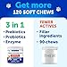 Probiotics for Dogs - Support Gut Health, Itchy Skin, Allergies, Immunity, Yeast Balance - Dog Probiotics and Digestive Enzymes with Prebiotics - Reduce Diarrhea, Gas - 120 Probiotic Chews for Dogs