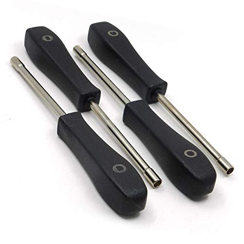 4 Pack of Carburetor Adjustment Tool Kit - Pacman, 21 T Splined, Single D & Double D Carb Adjuster Screwdrivers for 2 Cycle Handheld Power Equipment / 308535002, 91159L, 91060, 308535003, 530035560