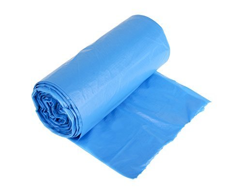 PB-4950B, 100, 56 Gal. Heavy Duty Trash Bags, 1 Mil Thick, LLDPE, Blue, 43 wide x 47 inches, Fits 55 Brute, MADE IN USA