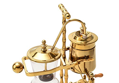 Diguo二代目ベルギーコーヒーメーカー　サイフォンコーヒーメーカー横式ゴールド
