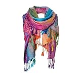 Fashion Women's Silk Scarf Luxury Satin Shawl Wraps pink