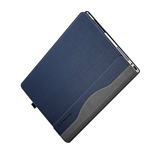 Hp Spectre X360 13.3 Inch Case ( Not Fit Hp Spectre Series ), Pu Leather Folio Stand Hard Cover For Hp Spectre 13.3" 2 In 1 Laptop Sleeve, Blue #TOP7