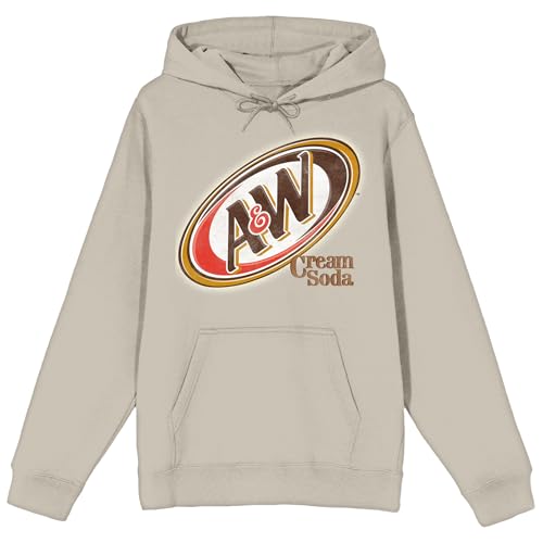Amazon.com: Bioworld A&W Logo Art Adult Natural Long Sleeve Hooded
