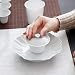 Imagen de Tetera China Juego De Te Tetera con Filtro 110Ml Estilo Cerámica Blanca Estilo Chino Kungfu Gaiwan Vajilla para Té Juego De Té Tetera Porcelana Puer Té Verde