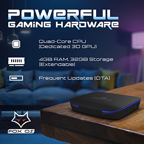 EvoFox Game Box TV Gaming Console With Smart Remote And Game Controller