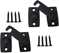 Vista 26 de QCAA Barra de obturador/pestillo de puerta de latón macizo, 7/8" x 2-3/32", latón pulido, paquete de 2, fabricado en Taiwán